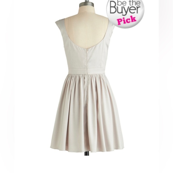 ModCloth Sterling Showers Dress | Balletcore formal dress silky sequins beading - Picture 10 of 15